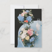 Elegant Spring Daffodil Place Setting Formal  招待状 (裏面)