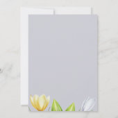 Elegant Spring Floral 60th Birthday Invitation 招待状 (裏面)