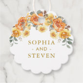 Elegant spring Wedding with tangerine flowers フェイバータグ (正面)