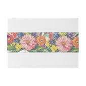 Elegant Spring Wildflower Floral Wedding 招待状ベリーバンド (裏面例)