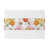Elegant Spring Wildflower Floral Wedding 招待状ベリーバンド (裏面例)