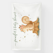 Elegant Squirrel wildlife farm forest animal 横断幕 (縦)