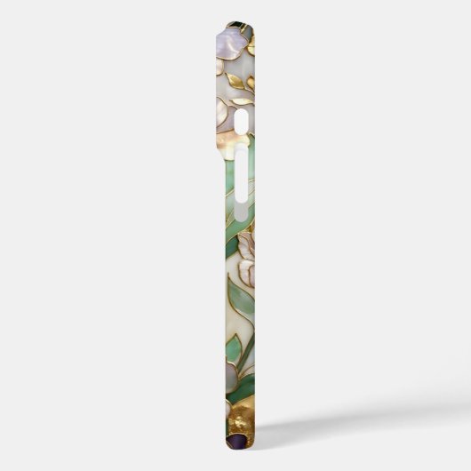 Elegant Stained Glass iPhone Case Soft Pastel Flow Case-Mate iPhoneケース (裏面 / 左)