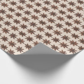 Elegant Star Anise Cream Wrapping Paper ラッピングペーパー (角)