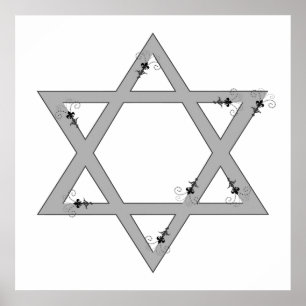 elegant star of david ポスター