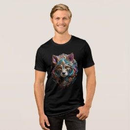 Elegant Steampunk Cat Wall Art トライブレンドＴシャツ