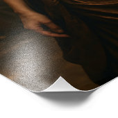 Elegant Steampunk Victorian Lady in Brown  フォトプリント (角)