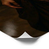 Elegant Steampunk Victorian Lady in Brown ポスター (コーナー)