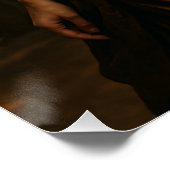 Elegant Steampunk Victorian Lady in Brown  ポスター (コーナー)