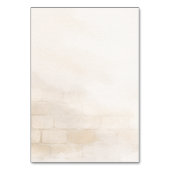 Elegant Stone Wedding Table Number テーブルナンバー (裏面)