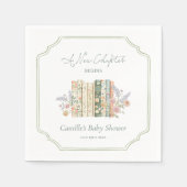 Elegant Storybook Baby Shower スタンダードカクテルナプキン (正面)