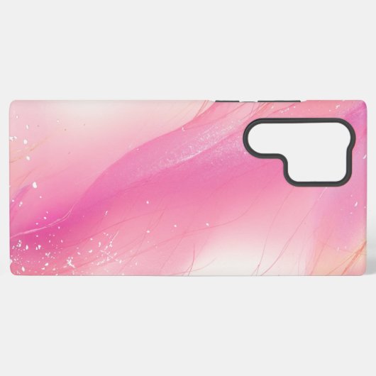 Elegant Streamline Nuance Gradient Phone Case Samsung Galaxyケース (裏面横)