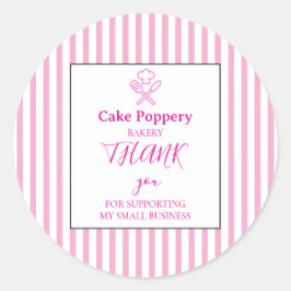 Elegant Striped ラウンドシール