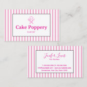 Elegant Striped 名刺 (正面/裏面)