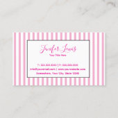 Elegant Striped 名刺 (裏面)