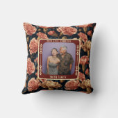 Elegant Stylish 1St Anniversary Throw Pillow  クッション (裏面)