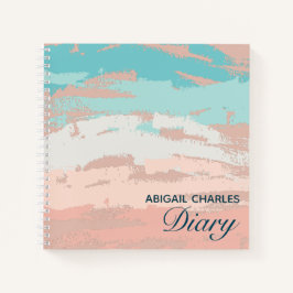 Elegant Stylish Abstract Art Trendy Diary  ノートブック