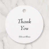 Elegant Stylish Chic Modern Simple Minimalist フェイバータグ (正面)