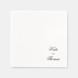 Elegant Stylish Chic Modern Simple Minimalist Napk スタンダードカクテルナプキン