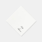 Elegant Stylish Chic Modern Simple Minimalist Napk スタンダードカクテルナプキン (角)