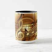 Elegant Stylish Musical Songwriter マグカップ (中央)