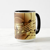 Elegant Stylish Musical Songwriter マグカップ (正面右)