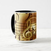 Elegant Stylish Musical Songwriter マグカップ (正面左)