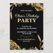 Elegant & Stylish Party Card – CUSTOMIZABLE CARD.  招待状 (正面)