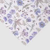 Elegant Stylish Watercolour Purple Wildflower 薄葉紙 (詳細)