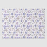 Elegant Stylish Watercolour Purple Wildflower 薄葉紙<br><div class="desc">These tissue paper is right on trend,  perfect for a variety of celebrating party and perfect decoration for a table. Shop more the matching items at my shop,  Moon Mews Printables!</div>