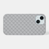 Elegant Stylish White Texture iPhone 15ケース (裏面横)