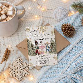Elegant Sugar Plum Nutcracker Invite 招待状