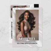 Elegant Sunburst Pageant Promo Postcard ポストカード (正面/裏面)