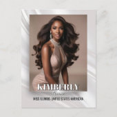 Elegant Sunburst Pageant Promo Postcard ポストカード (正面)