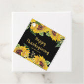 Elegant Sunflowers and Foliage Thanksgiving Party フェイバータグ (インサイチュ)