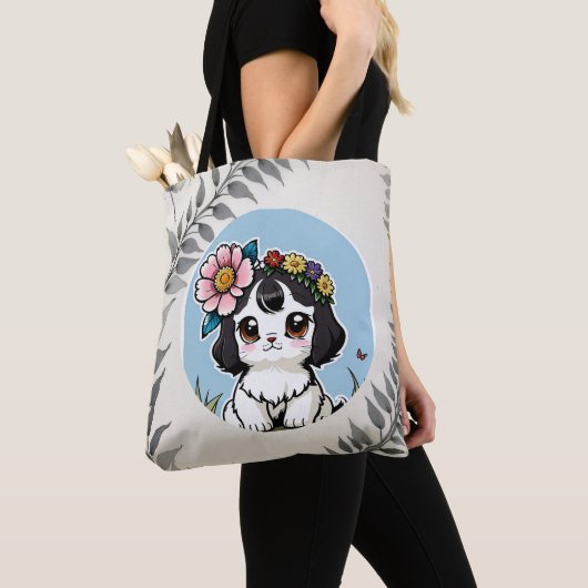 Elegant Sunlit Fine Art Print for Pet Lovers トートバッグ (クローズアップ)