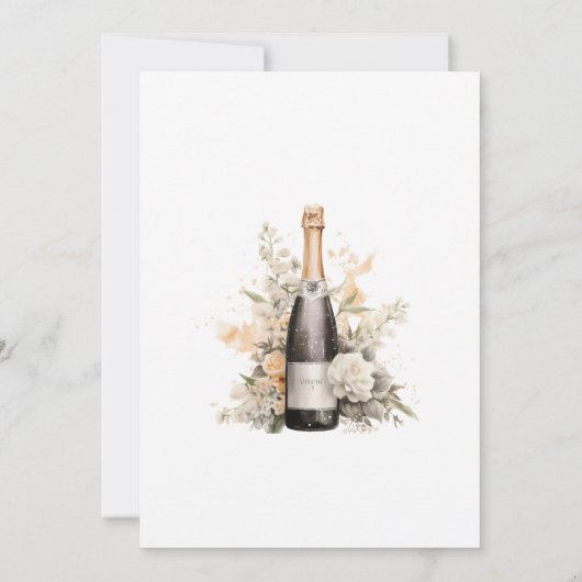 Elegant Surprise Birthday Party 招待状 (裏面)