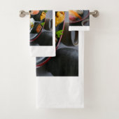 Elegant Sushi Dining Towel Set – Tasteful Japan バスタオルセット (インサイチュ)