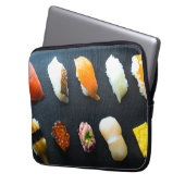 Elegant Sushi Nigiri Collection Laptop Sleeve ラップトップスリーブ (正面左)