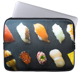 Elegant Sushi Nigiri Collection Laptop Sleeve ラップトップスリーブ