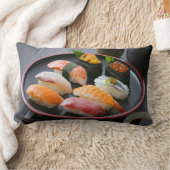 Elegant Sushi Plate Cushion – Taste of Tradition ランバークッション (ブランケット)