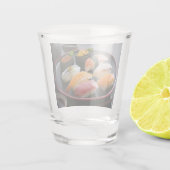 Elegant Sushi Platter Wine Glass - Japanese Style ショットグラス (裏面)