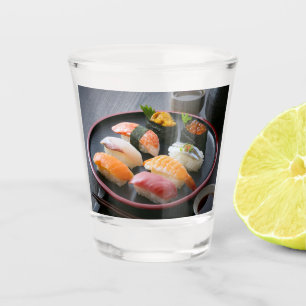 Elegant Sushi Platter Wine Glass - Japanese Style ショットグラス