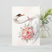 Elegant Swan with Roses シーズンカード (スタンド正面)