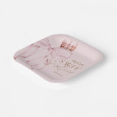 Elegant Sweet Sixteen Birthday ペーパープレート (傾斜あり)