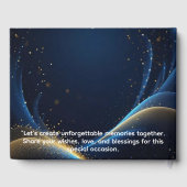 Elegant Sweet Sixteen– Personalized Birthday Memor ゲストブック (裏面)