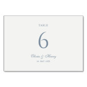 Elegant Table Number Card I Baroque Wedding Set テーブルナンバー (正面)