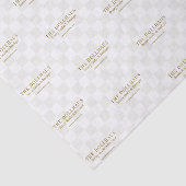 Elegant Tan Checkered Background Business Name 薄葉紙 (詳細)
