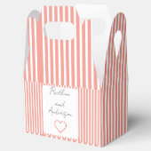 Elegant Tangerine Wedding フェイバーボックス (オープン)