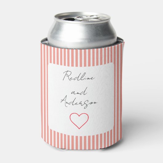 Elegant Tangerine Wedding 缶クーラー (缶正面)